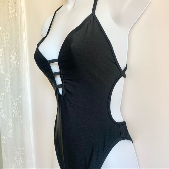 Vtg. Victoria’s Secret Black Sexy Bathing Suit - Picture 2 of 10